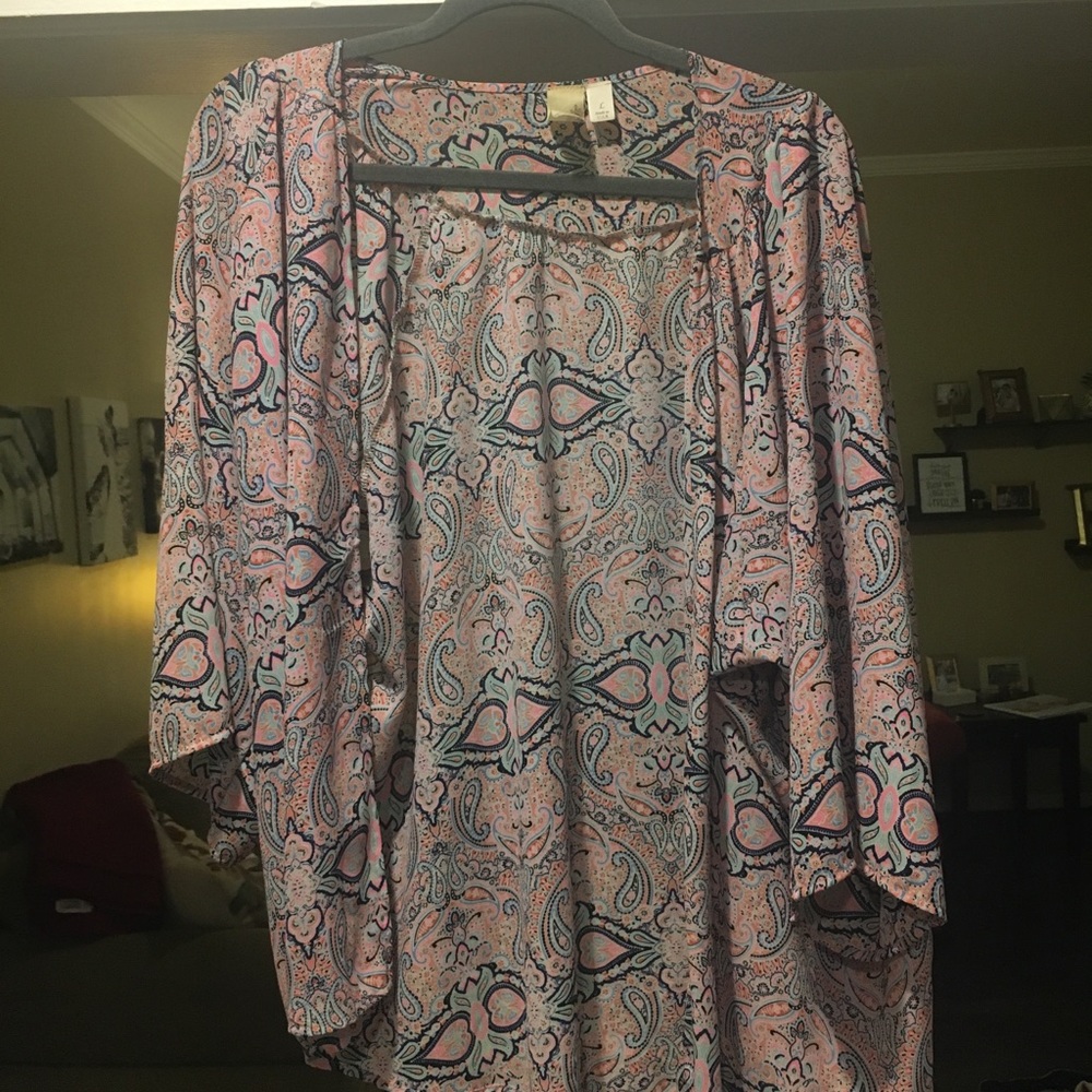 Sheer kimono